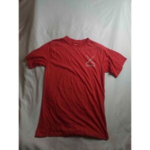Myrtle Beach South Carolina Souvenir T-Shirt Men Small Red Coastal Fishing Beach